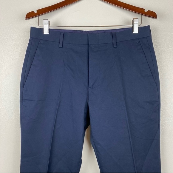 J. Crew Men's Slim-Fit Thompson Chino Suit Pants Navy Size 30x32 NWT - Picture 5 of 12